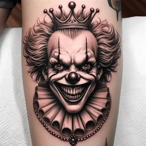 22 Sensational Clown Tattoo Ideas 4 Unveiling Ones Inner Desires2