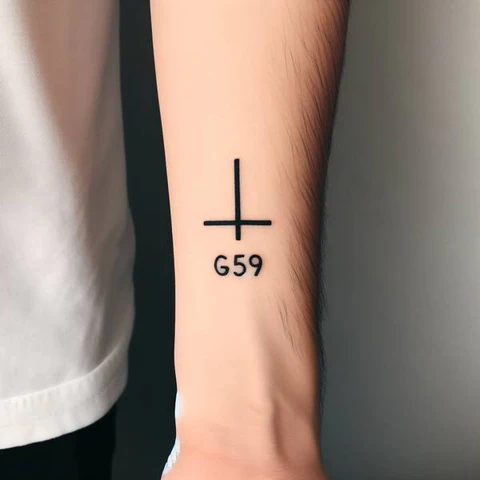 14 Timeless G59 Tattoo Ideas For People With No Fear! 16 Upside Down Cross G59 Tattoo