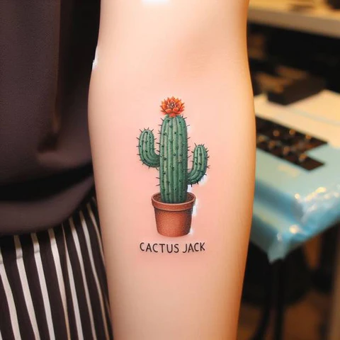 23 Cactus Tattoo Ideas To Smile In The Face Of Adversary! 12 Vivid Cactus Jack Tattoo