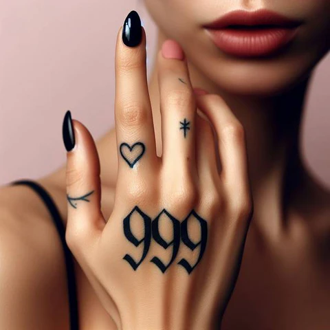 17 Astonishing 999 Tattoo Ideas That Are Both Meaningful And Stylish 29 Voguish 999 Tattoo On Hand