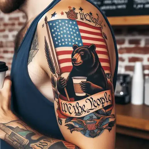 17 Rewarding Yet Meaningful We The People Tattoo Ideas 9 We The People Sleeve Tattoo