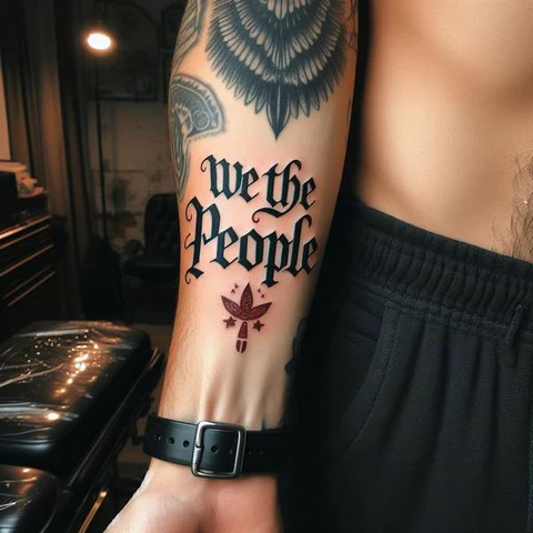 17 Rewarding Yet Meaningful We The People Tattoo Ideas 25 We The People Traditional Tattoo