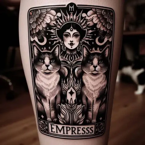 19 Mysterious Designs For Tarot Card Tattoos ideas 25 When Wisdom Meets Love
