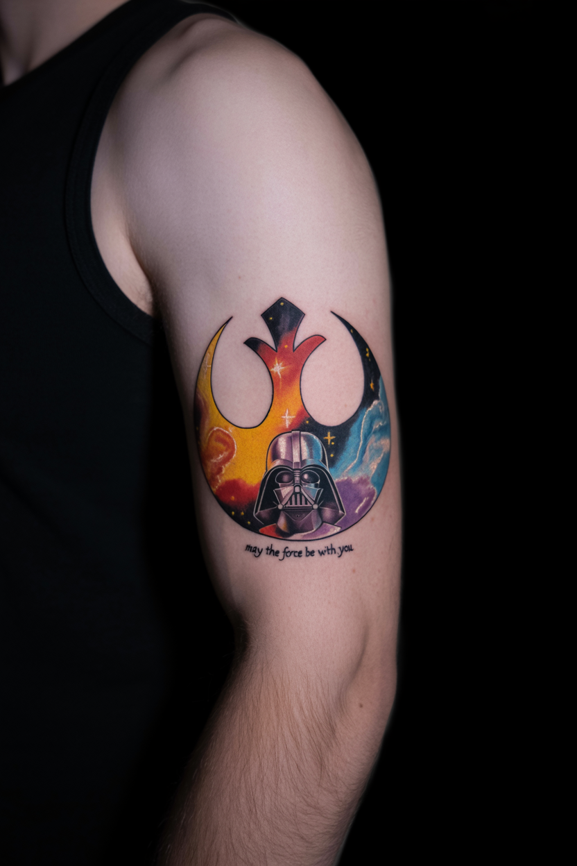 Wondrous Star Wars Symbol Tattoo