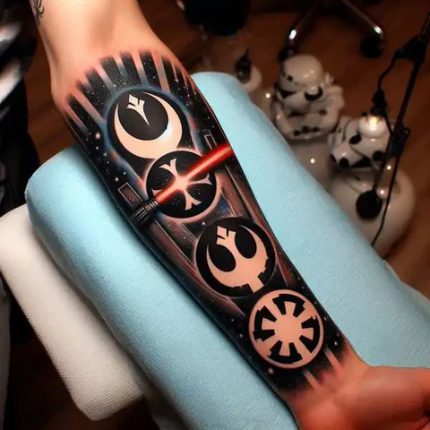 Wondrous Star Wars Symbol Tattoo