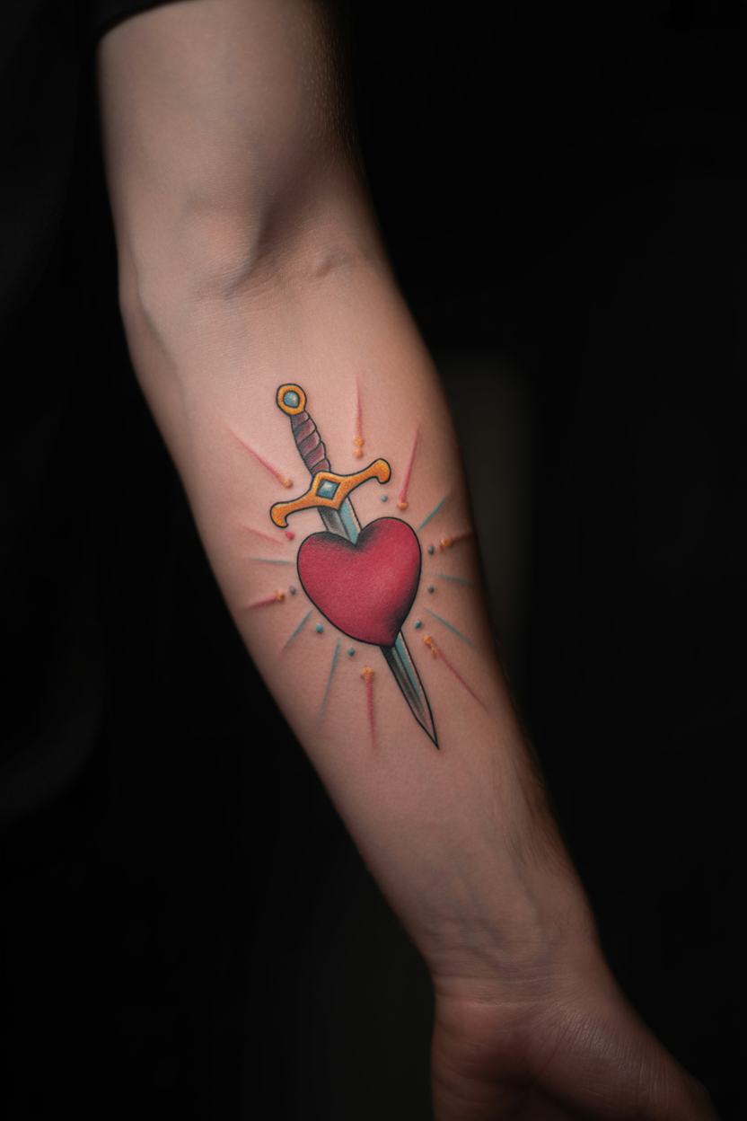 a photograph of a male forearm