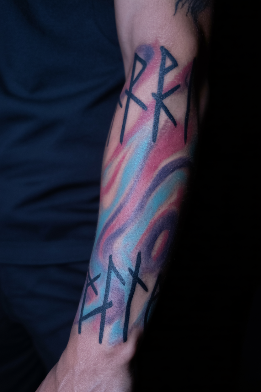 20 Dynamic Demon Slayer Tattoo Ideas To Seek Vengeance! 15 a photograph of a male inner forearm