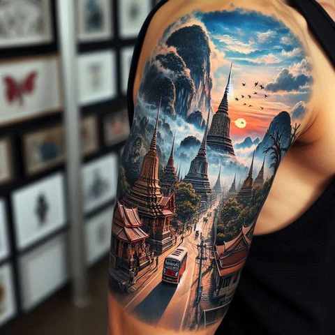 15 Fascinating Travel Tattoo Ideas 26 apturing The Essence Of Natur 1