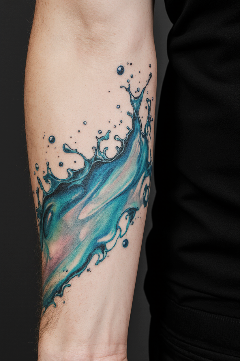 22 Powerful Water Tattoo Ideas 3 hyper realistic close