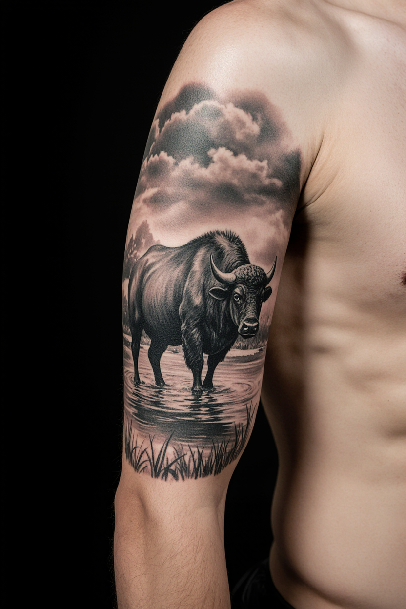 22 Powerful Water Tattoo Ideas 18 hyper realistic close