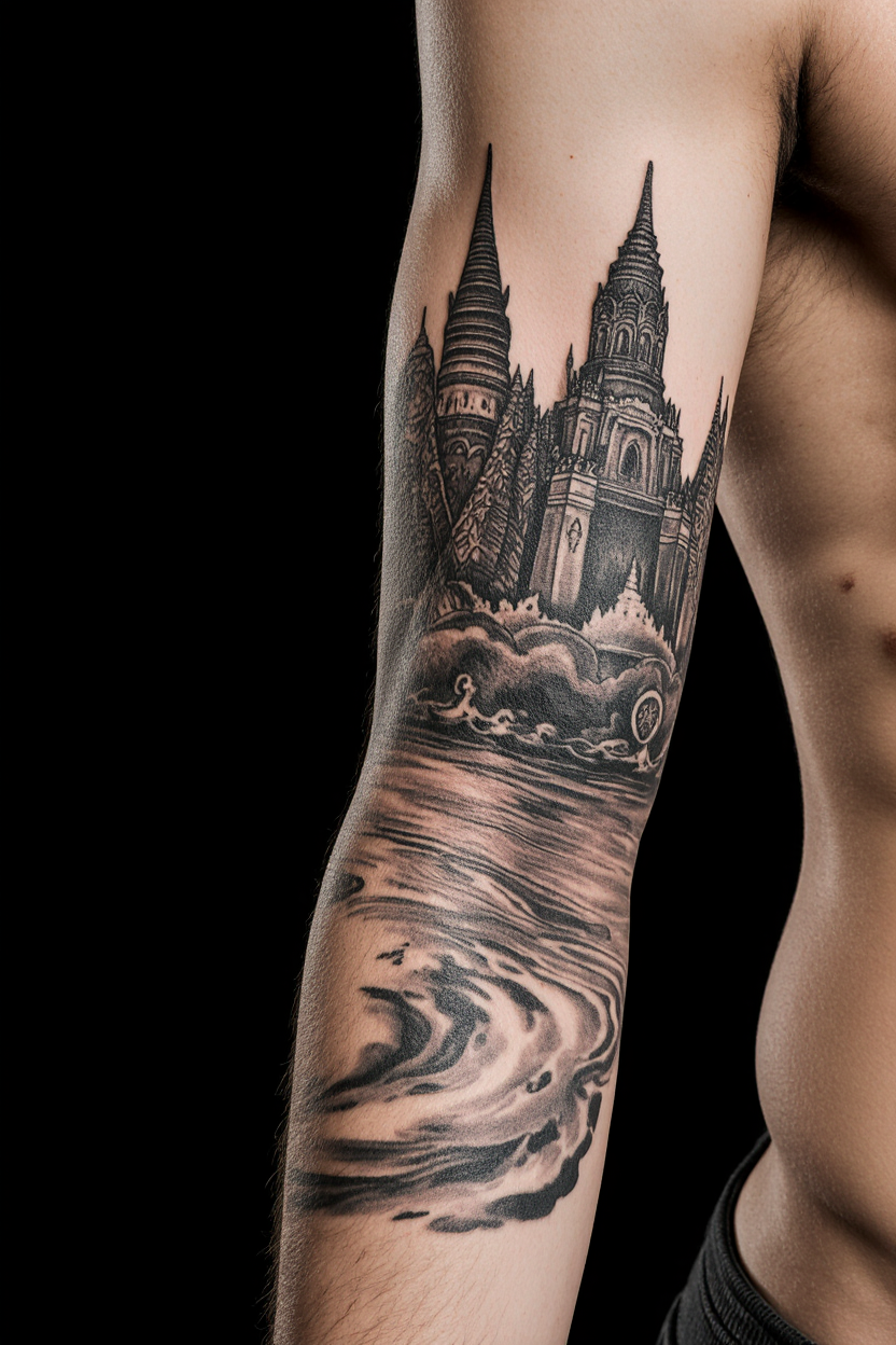 22 Powerful Water Tattoo Ideas 17 hyper realistic close