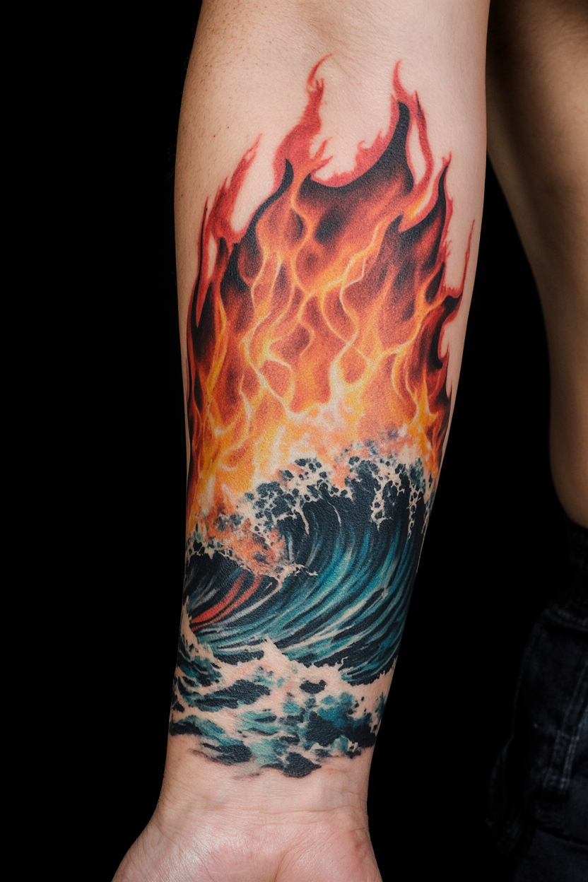 22 Powerful Water Tattoo Ideas 13 hyper realistic close