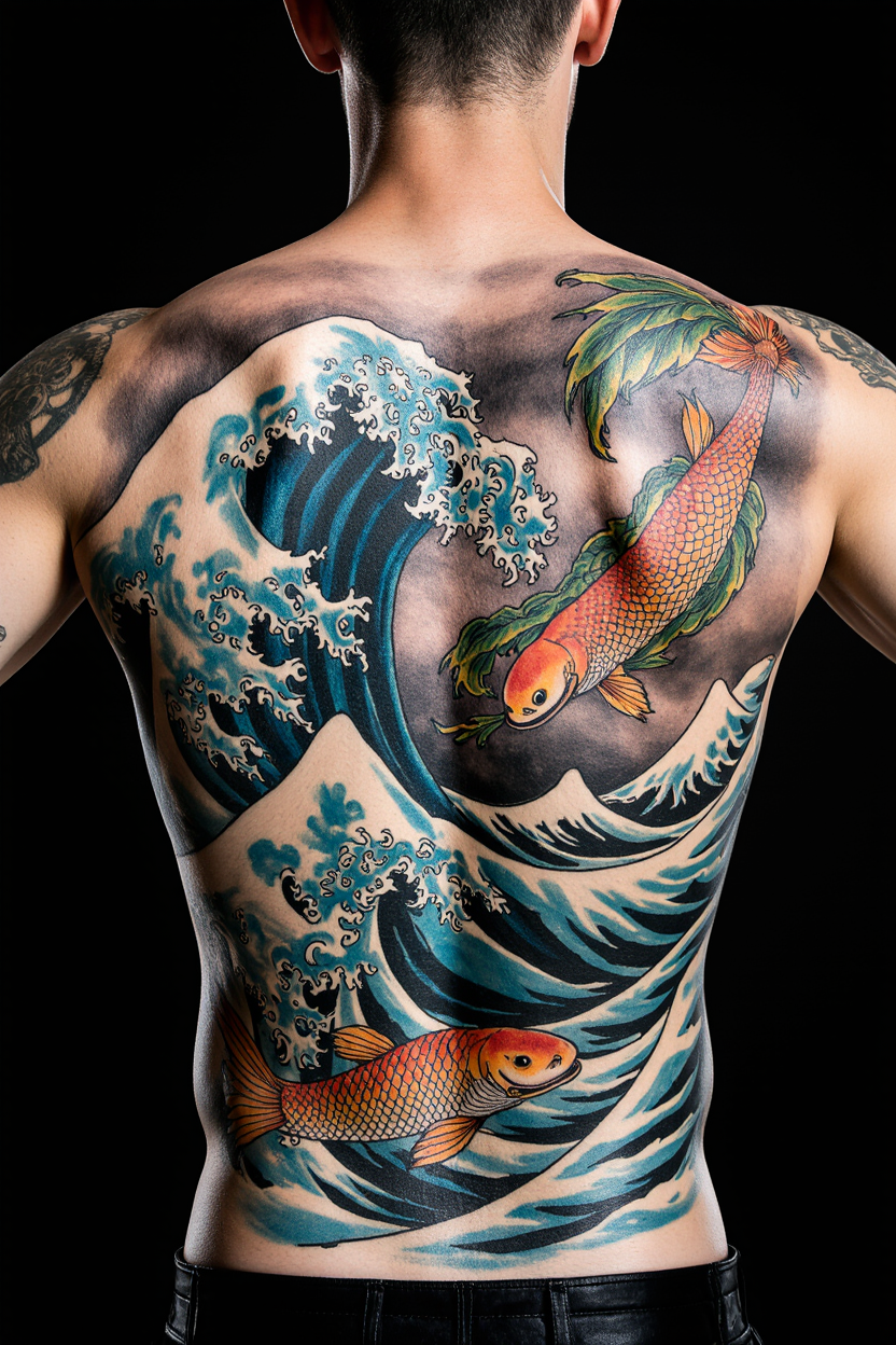 22 Powerful Water Tattoo Ideas 5 hyper realistic close