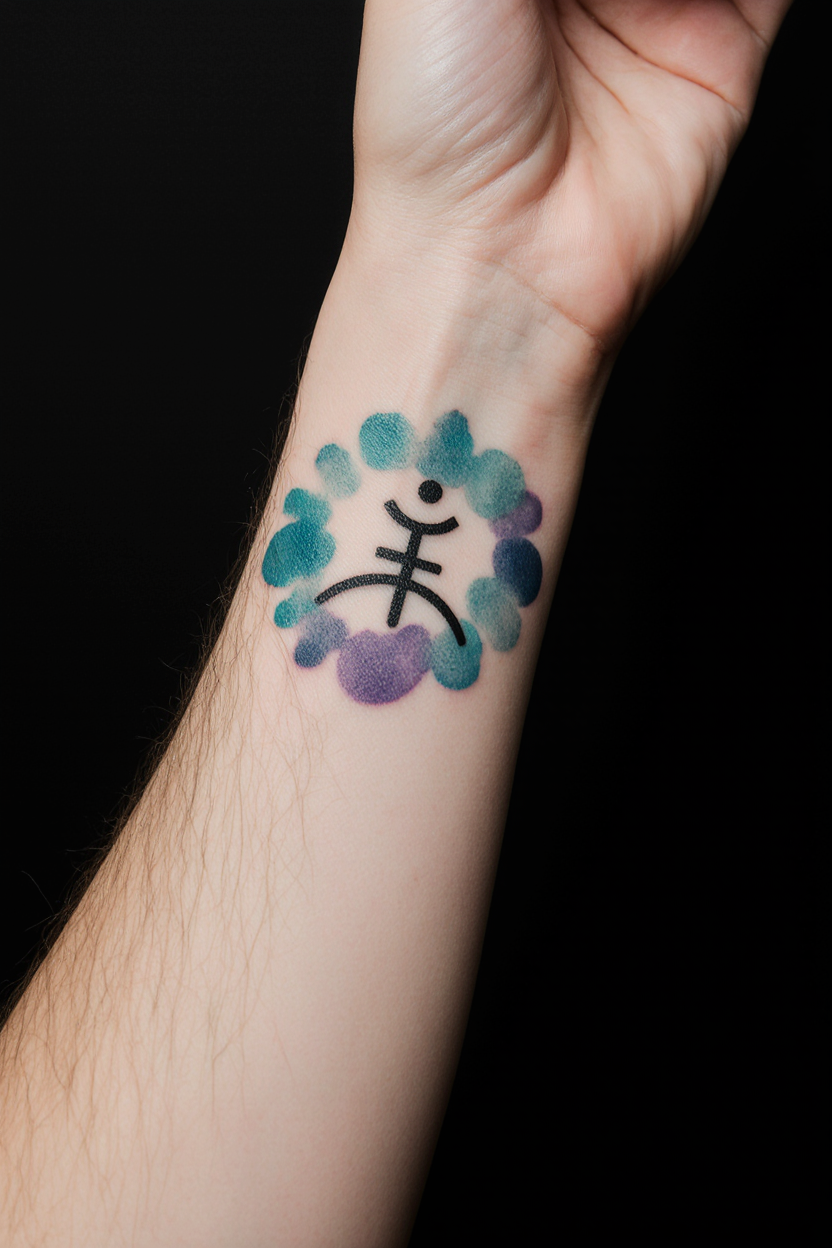 22 Powerful Water Tattoo Ideas 10 hyper realistic close up of a male wrist tattoo on a solid matte black background only the tattooed 4auu9sbnkmb11o01uk1h 0