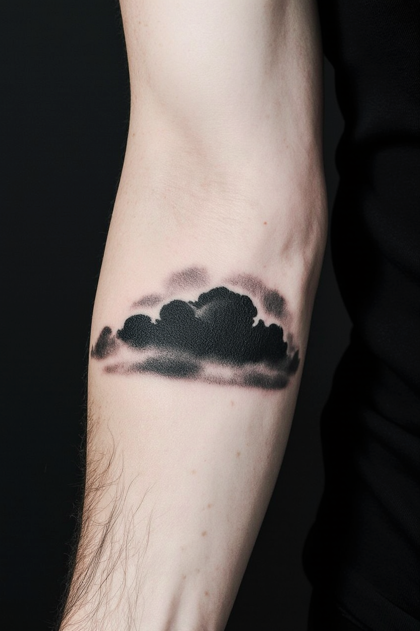 hyper realistic close up of a mans arm against a solid matte black background only the tattooed ski te7ni3onwyyk45vk9m7g 0