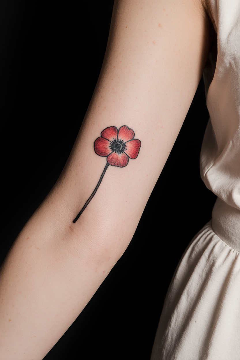hyper realistic close up of a womans arm solid black background only the tattooed arm visible a sma wi9zt4nrh0qhu8rv9nrb 0