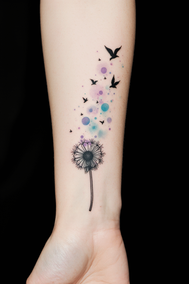 18 Fundamentally Strong Ideas For Dandelion Tattoos