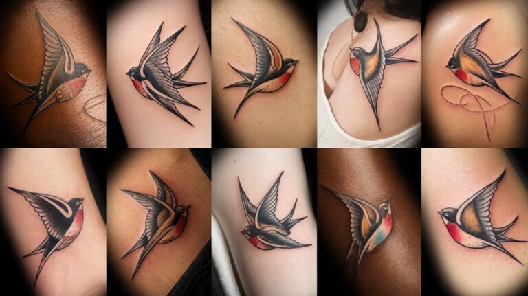 10 Swallow Bird Tattoo Ideas